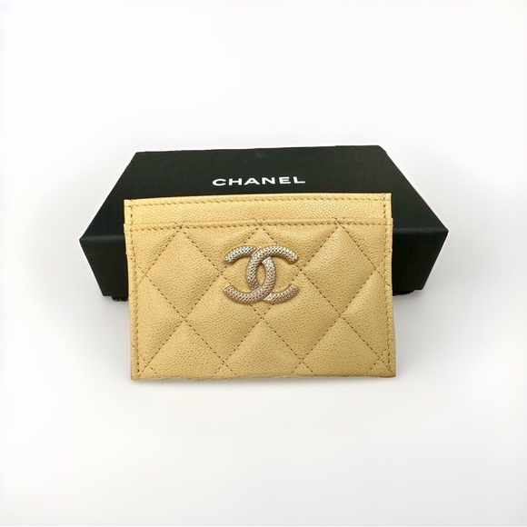 Chanel Caviar Gold Card Holder Wallet - Full Set - Picture 3 of 4
